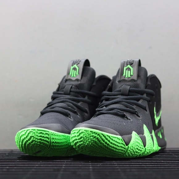 kyrie 4 black rage green